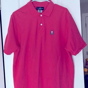 Psycho Bunny Pink Polo